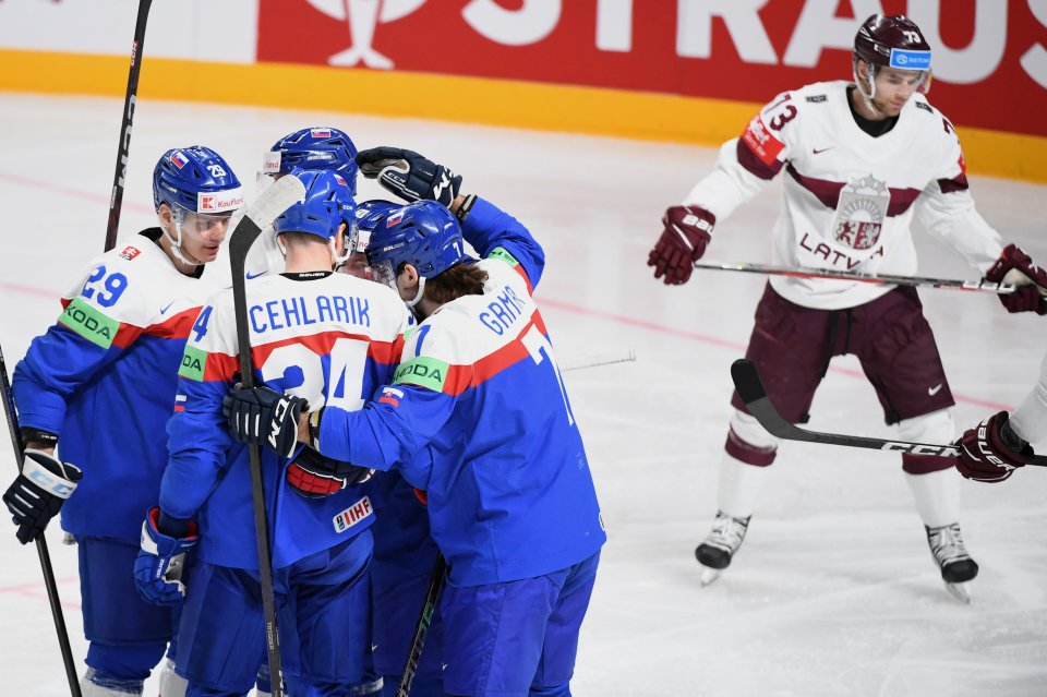 MS v hokeji 2023: Slovensko – Lotyšsko 2:1. Slováci vyhrali nad domácimi Lotyšmi 2:1, presadili sa Sukeľ a Hrivík