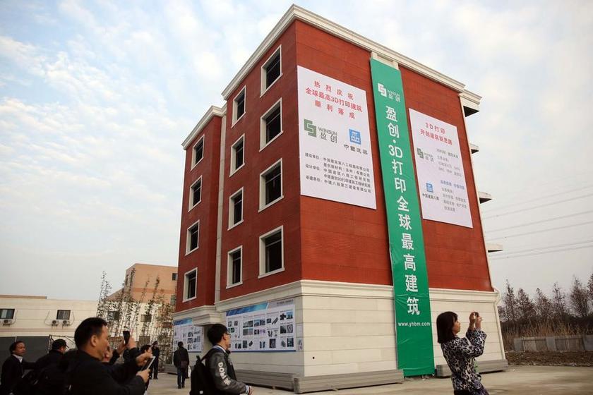 Foto a video: V Číne už tlačia 3D tlačiarňami poriadne domy