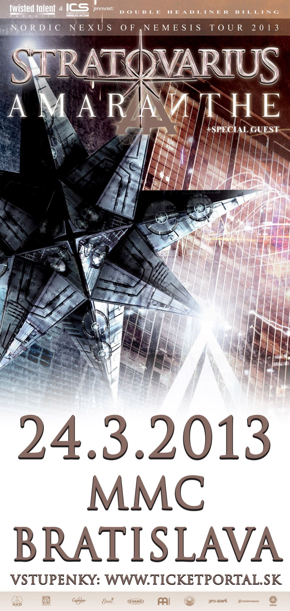 Sabaton, Korpiklaani aj Stratovarius vystúpia v Bratislave!