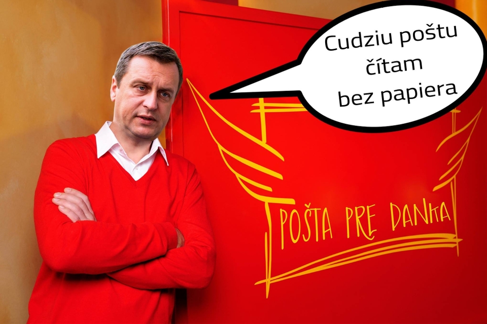 Andrej Danko baví opäť internet, tento krát ako poštár