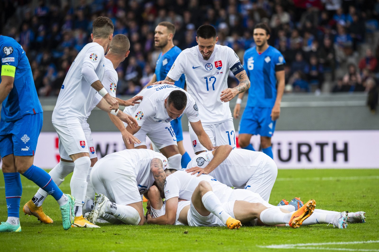 Kvalifikácia ME 2024: Slováci zvíťazili na Islande - Island - SLOVENSKO 1:2 (1:1)