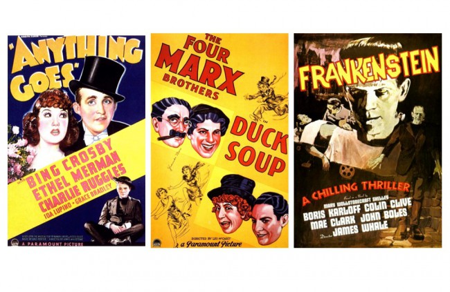 Filmové plagáty z 30. rokov 20. storočia