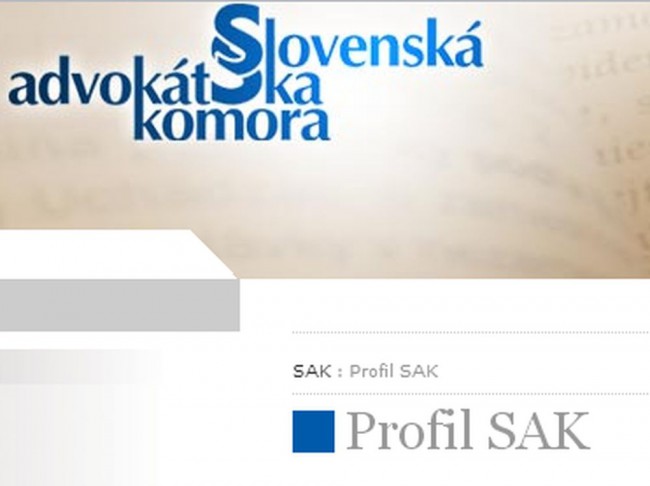 Slovenská advokátska komora (SAK)