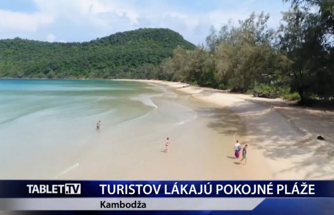 Turistov lákajú pokojné pláže a príroda Kambodže