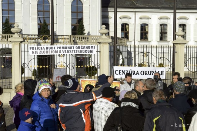 Aj tretí protest Slobodných občanov končí za asistencie polície