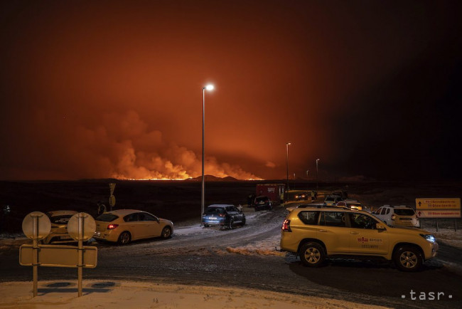 Foto: Po sérii zemetrasení došlo na Islande k erupcii sopky