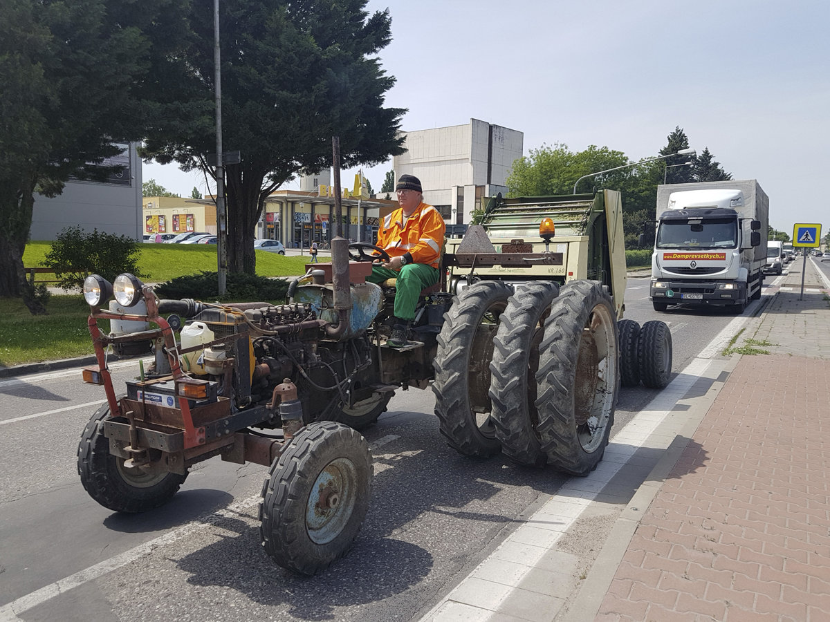 Traktorový protest