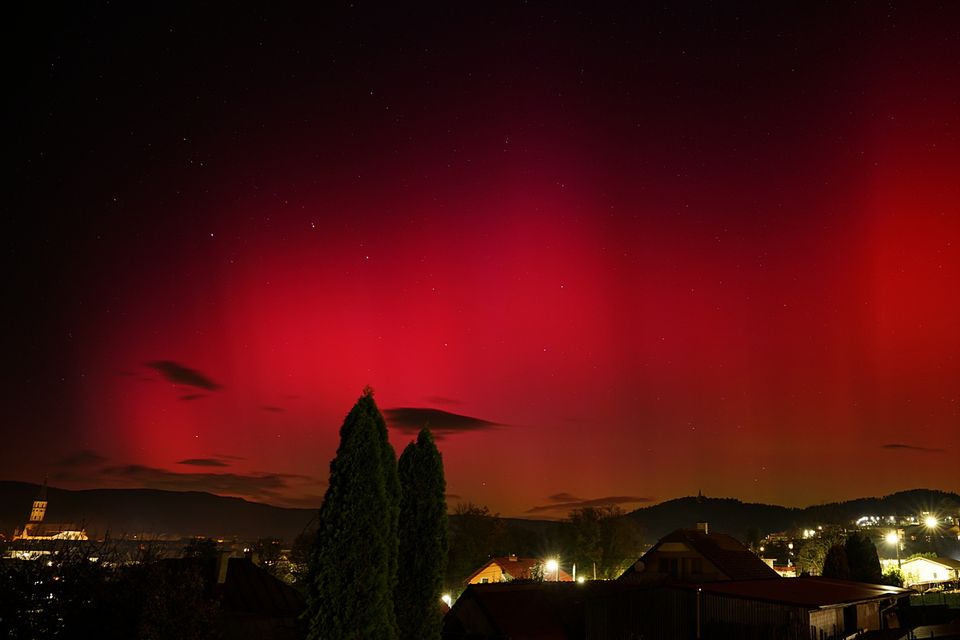 Krásne divadlo na nebi. Nad Slovenskom sa objavila úchvatná polárna žiara