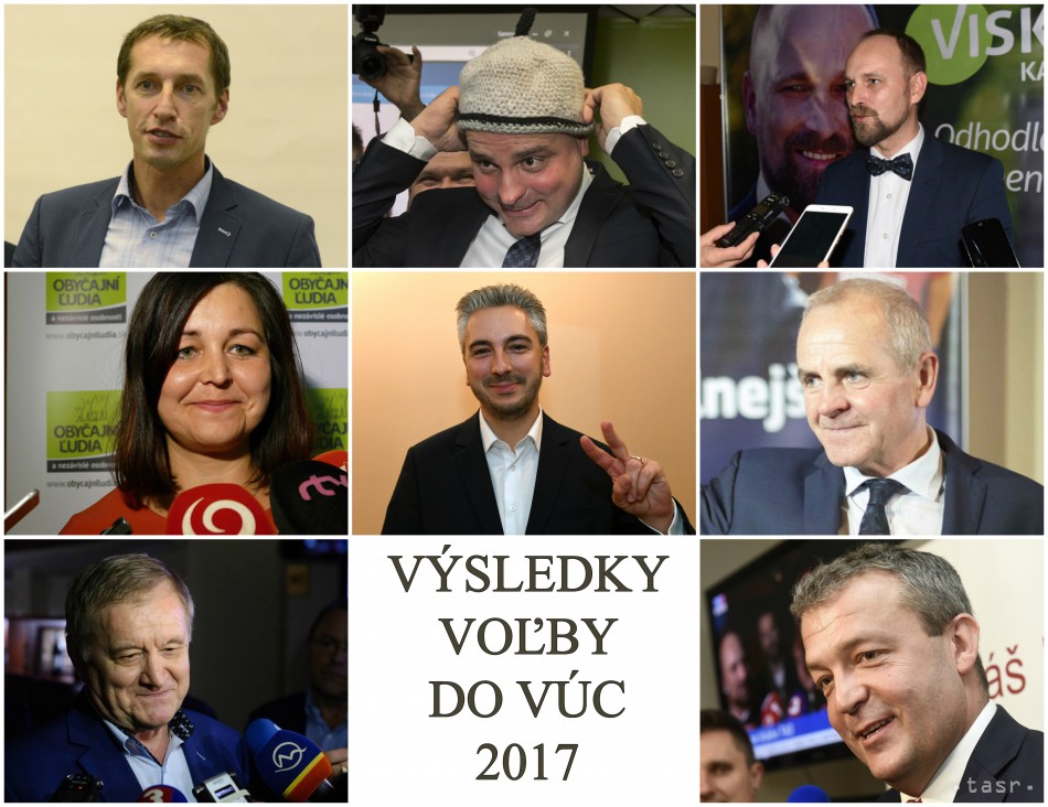 VÝSLEDKY Voľby do VÚC: Toto sú noví predsedovia samosprávnych krajov