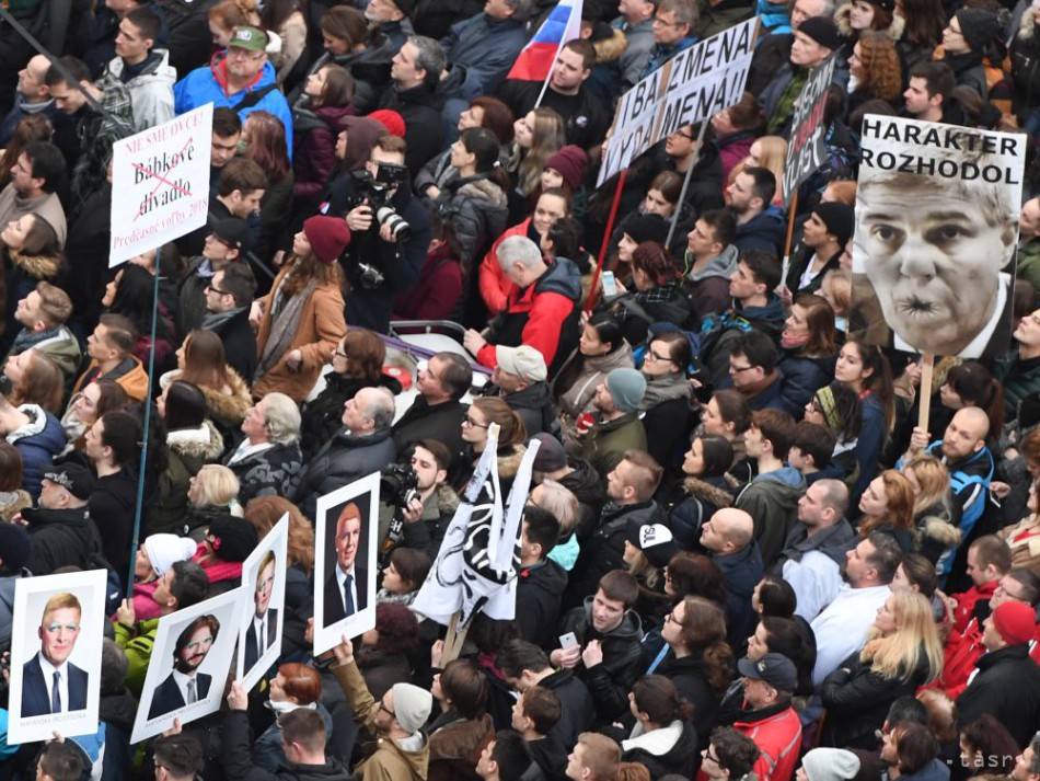 Protestné zhromaždenia Za slušné Slovensko