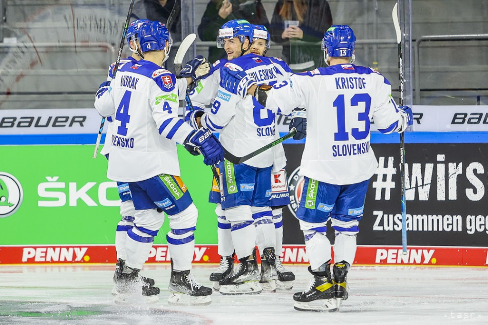 Nemecký pohár: Slovenskí hokejisti zdolali Švajčiarsko 7:1, Gríger s hetrikom