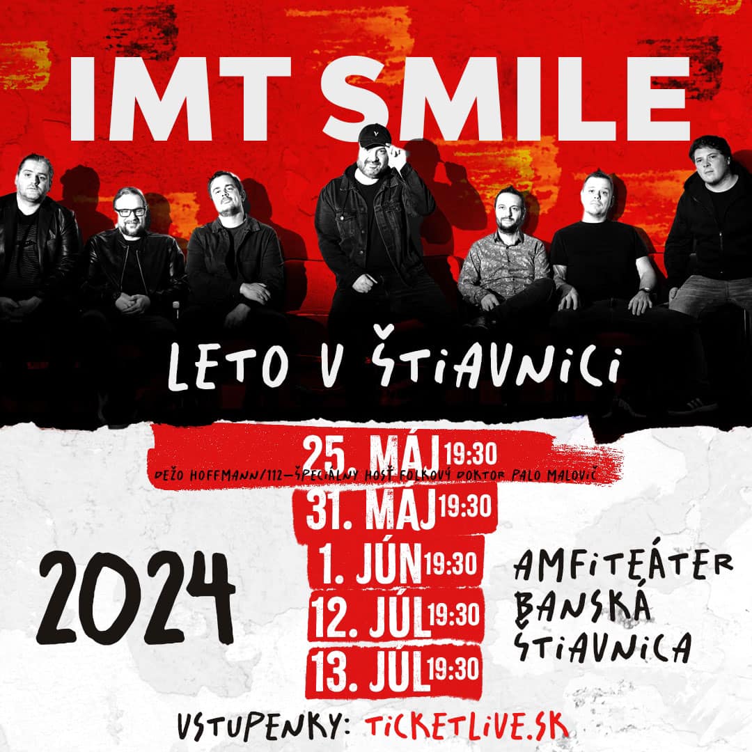 IMT Smile pripravili Leto v Štiavnici, odohrajú tam až päť koncertov