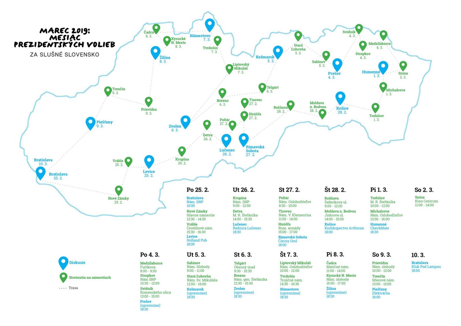 Iniciatíva Za slušné Slovensko vyráža na turné k prezidentským voľbám