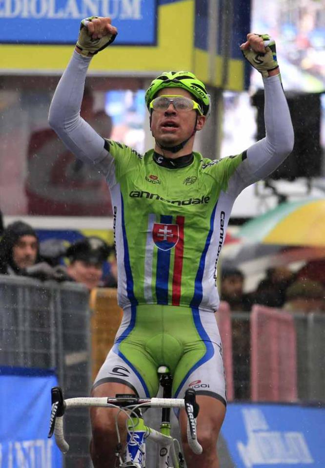 Peter Sagan vyhral etapu, v špurte zdolal Cavendisha