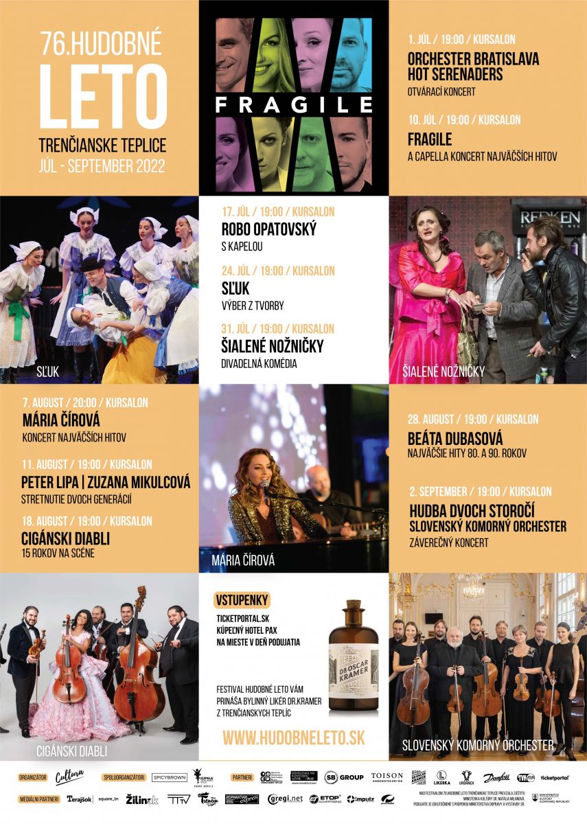 Festival Hudobné leto Trenčianske Teplice oživí leto aj v auguste