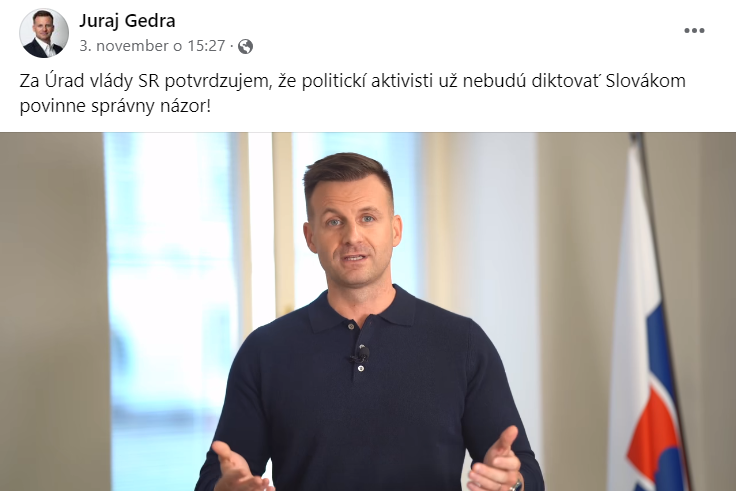 Skupina Bez ladu a skladu sa ohradila voči politikom Smeru Jurajovi Gedrovi a Richardovi Glückovi