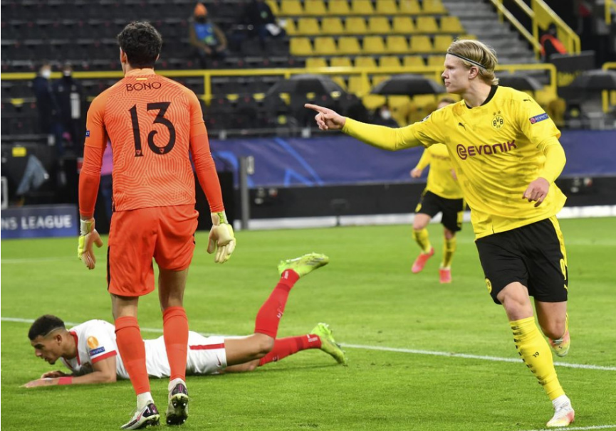 LIGA MAJSTROV: Dortmund postúpil do štvrťfinále, dvojgólový Haaland