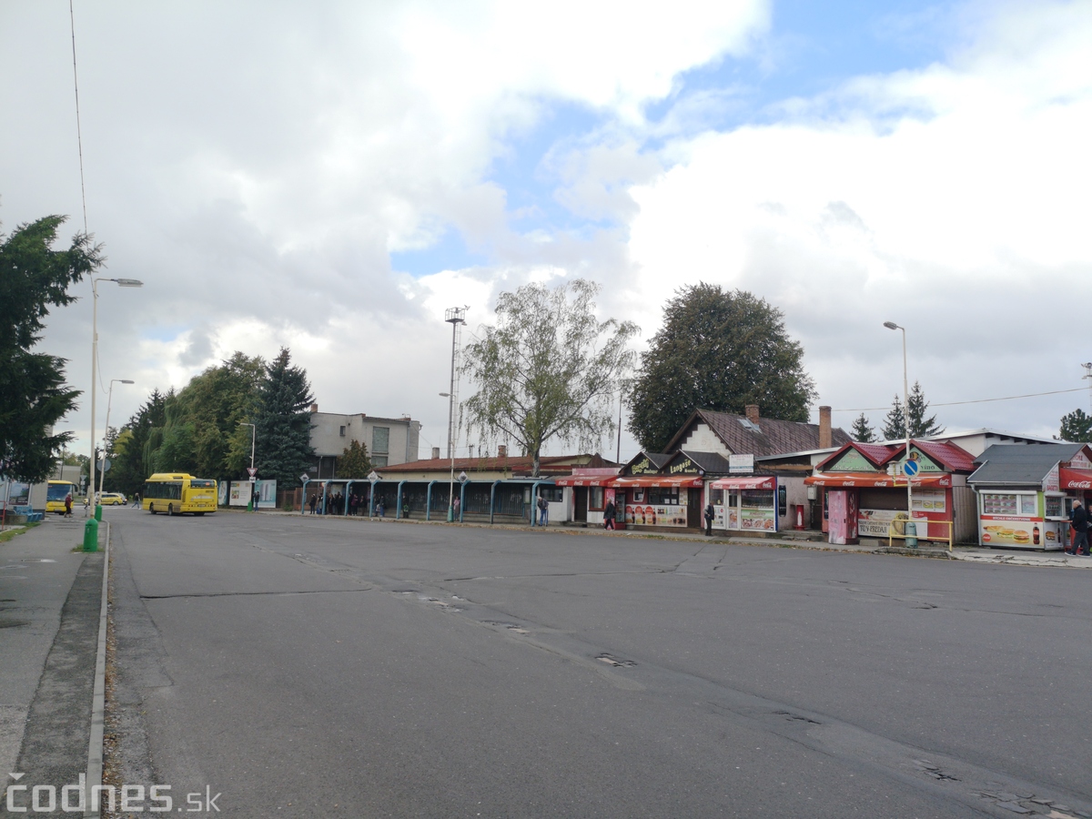 Autobusová staniva Prievidza rekonštrukcia