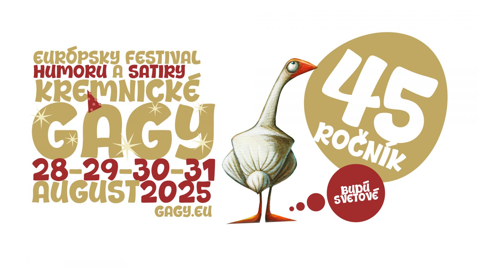 Kremnické gagy 2025 ponúknu svetové gagy vo svetovej zostave