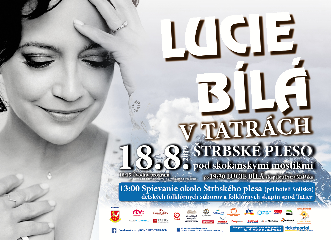 „Lucie Bílá v Tatrách 2019“ veľký koncert na Štrbskom Plese