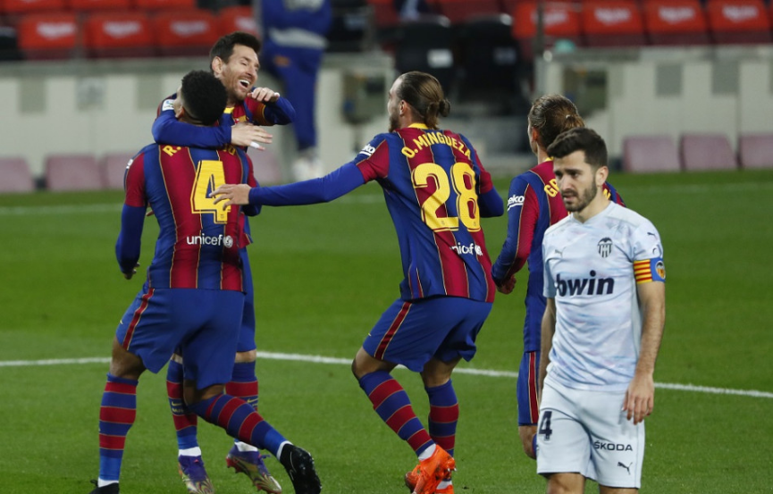 Lionel Messi strelil 634. gól v drese Barcelony, čím vyrovnal rekord Pelého