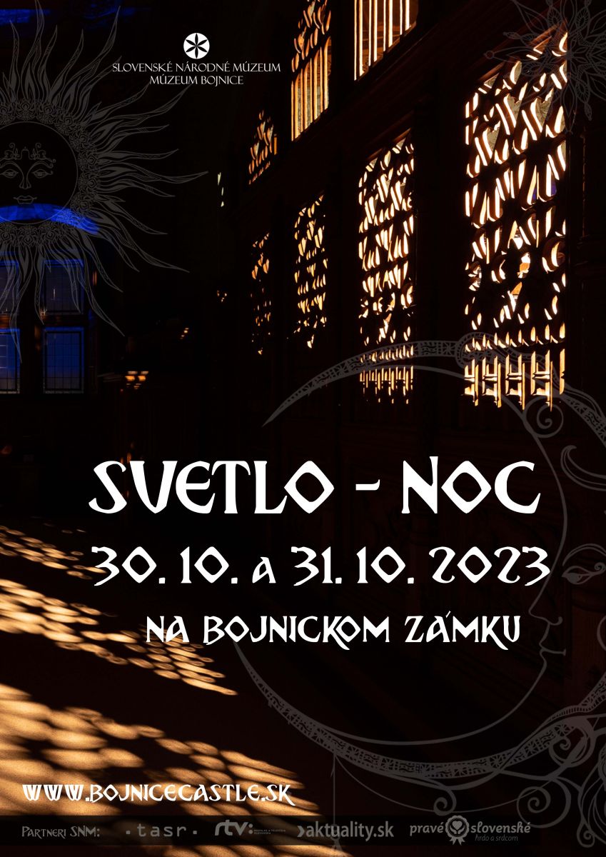 Špeciálne prehliadky na Bojnickom zámku pod názvom SVETLO-NOC
