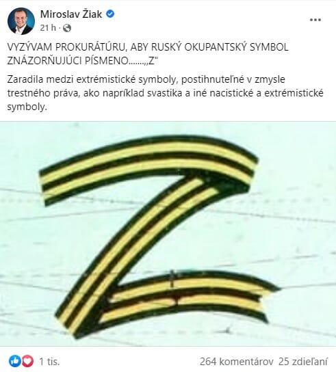 Saskár hovorí, že šírenie symbolu je trestným činom