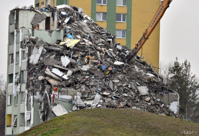 V sutinách bytovky v Prešove sa našli telesné pozostatky