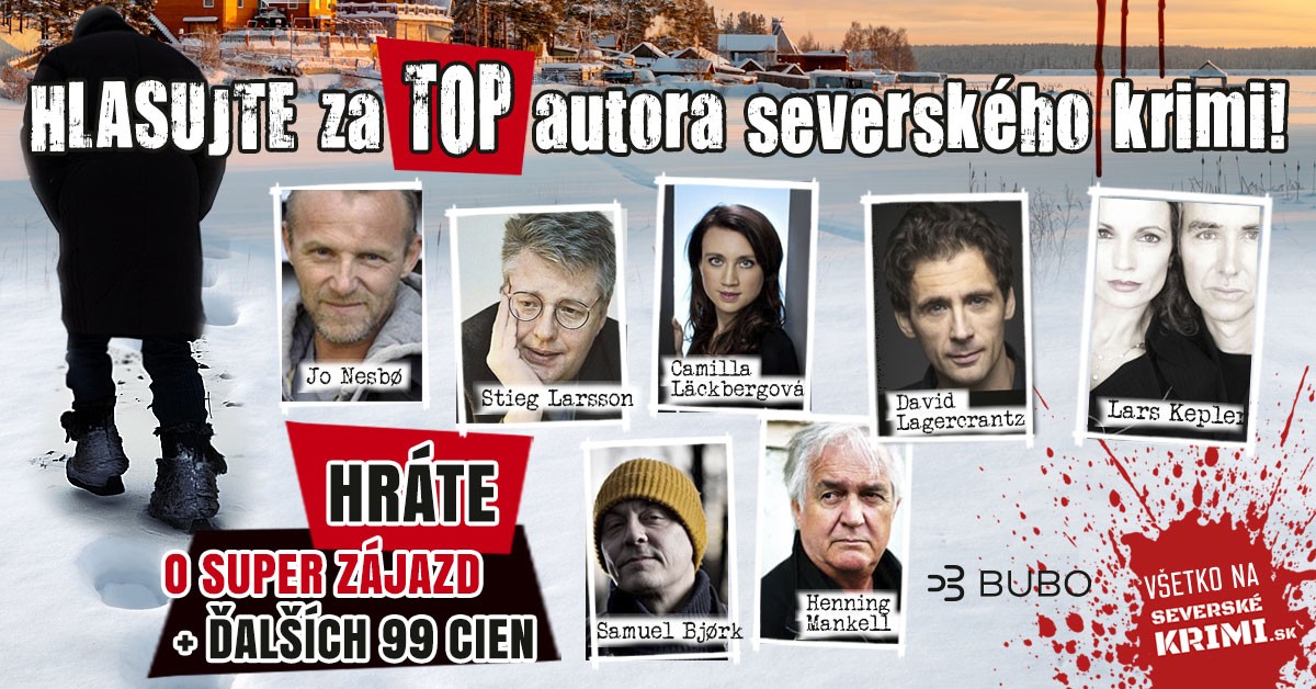 Hlasujte za TOP autora severského krimi