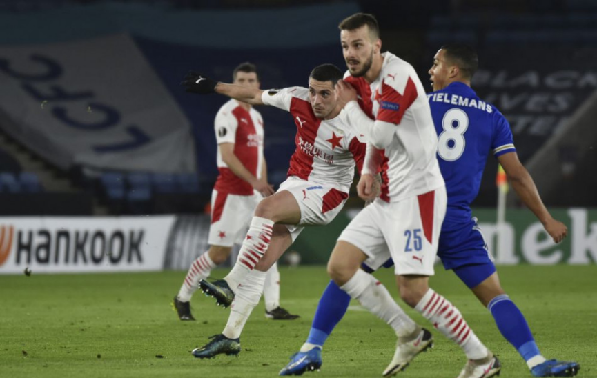 Slavia s Hromadom vyradila Leicester a postúpila do osemfinále