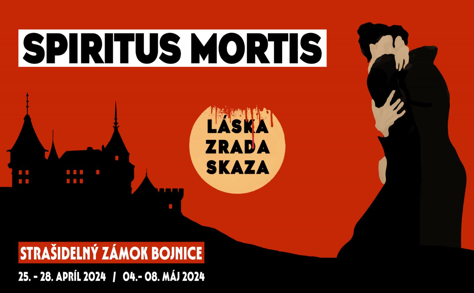 Bojnický zámok prinesie hororovo-romantickú šou Spiritus Mortis v rámci podujatia Strašidelný zámok