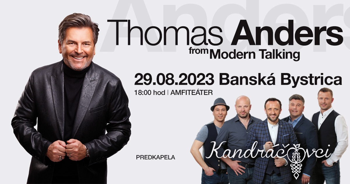 Thomas Anders a Kandráčovci sa stretnú na spoločnom koncerte