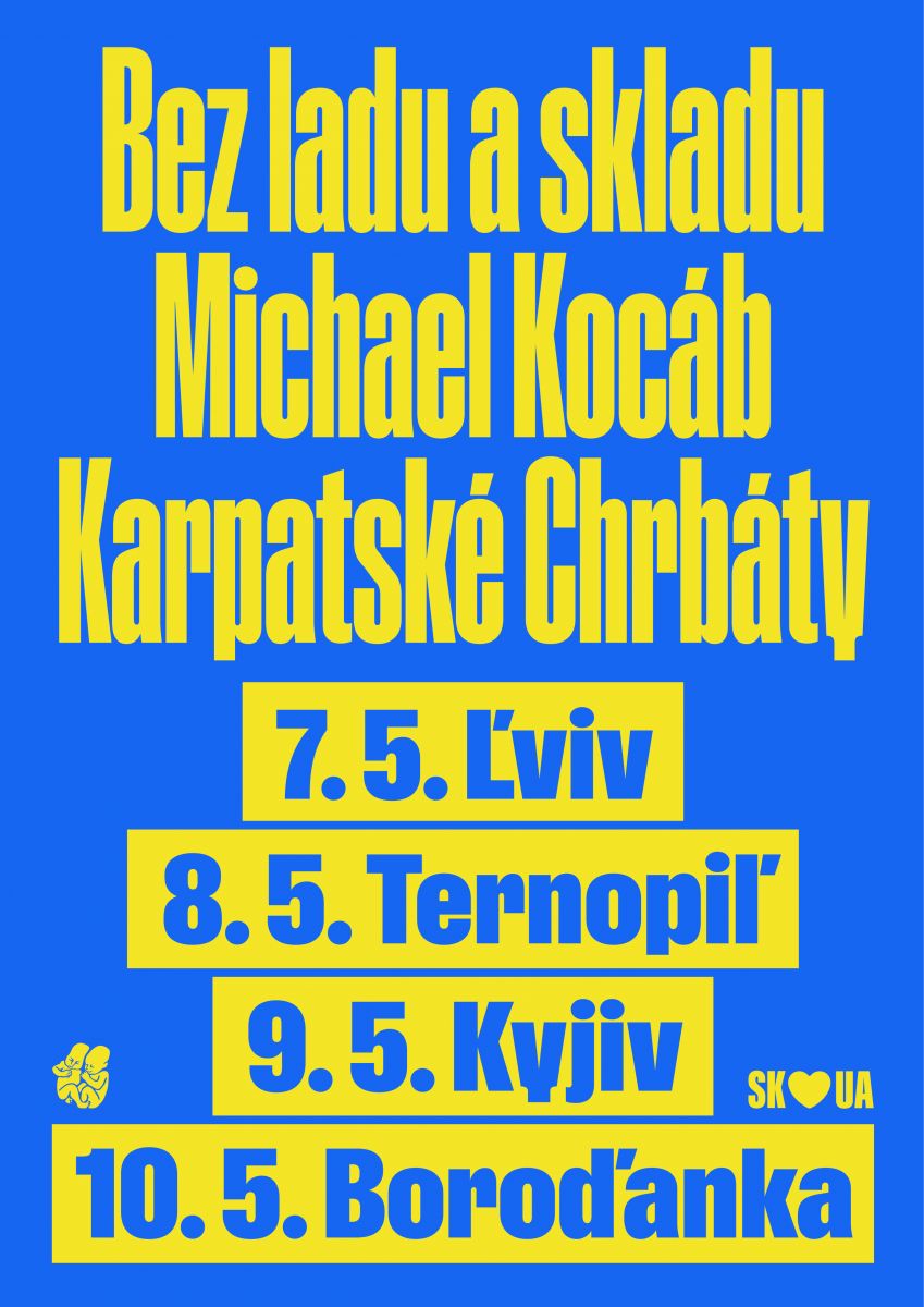 Bez ladu a skladu, Michael Kocáb a Karpatské chrbáty vyrážajú na turné na Ukrajinu