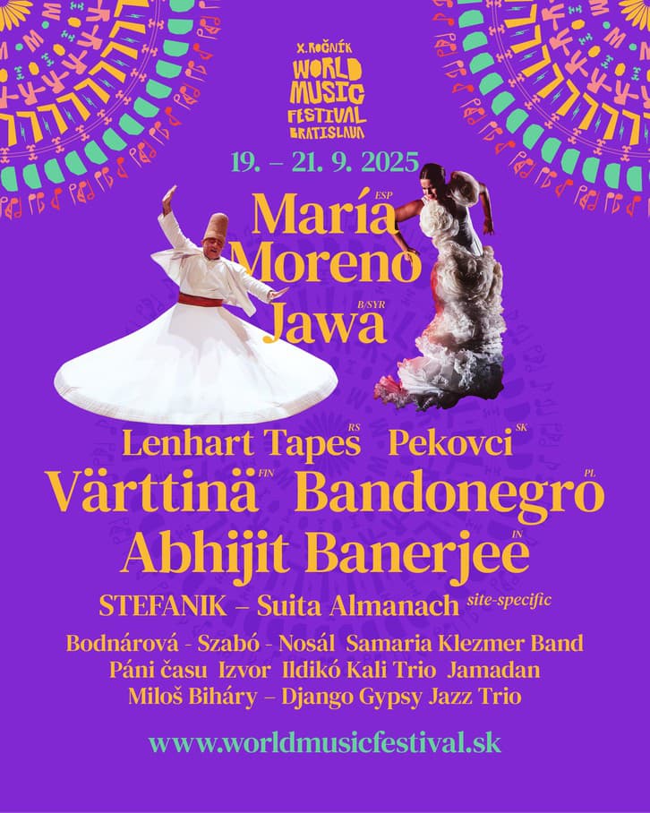 World Music Festival Bratislava 2025 bude prvýkrát aj v Trenčíne