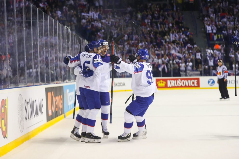 MS v hokeji 2019: Slovensko – Francúzsko 6:3. Slovensko má druhé víťazstvo