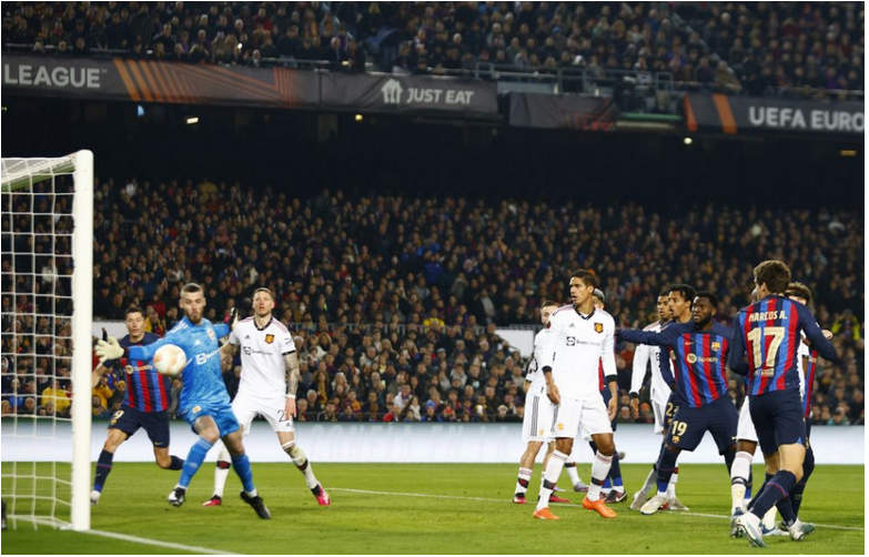 EL: Barcelona remizovala doma s Manchestrom United 2:2