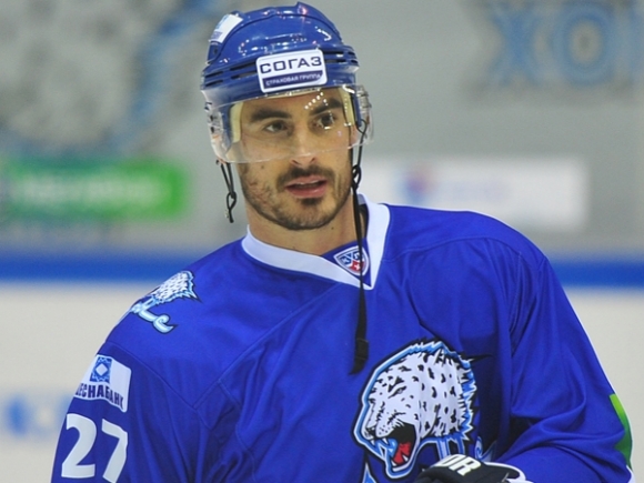 Najproduktívnejší hráč Barysu Astana v tejto sezóne KHL Brandon Bochenski