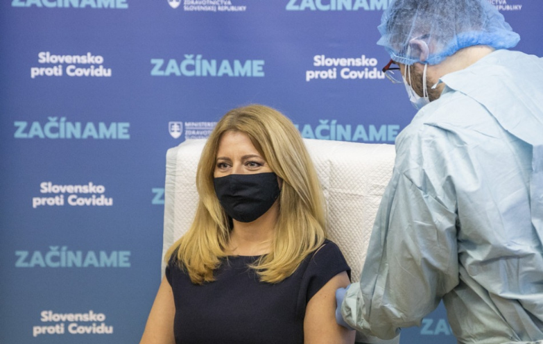 Prezidentku SR Zuzanu Čaputovú zaočkovali druhou dávkou vakcíny proti ochoreniu COVID-19.