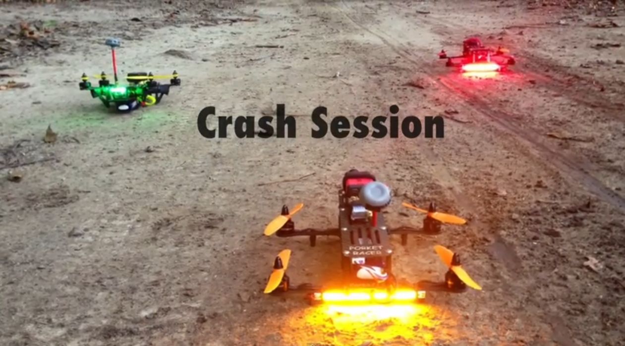 Video: Nová zábavka - preteky dronov v lese