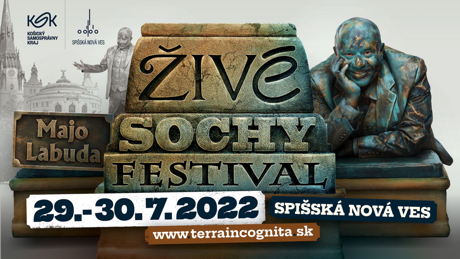 Festival Živé sochy 2022 v Spišskej Novej Vsi tento rok s Mariánom Labudom ml. 