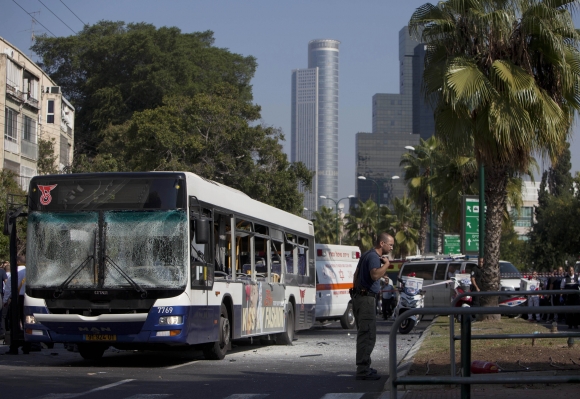 Explózia v Tel Avive 