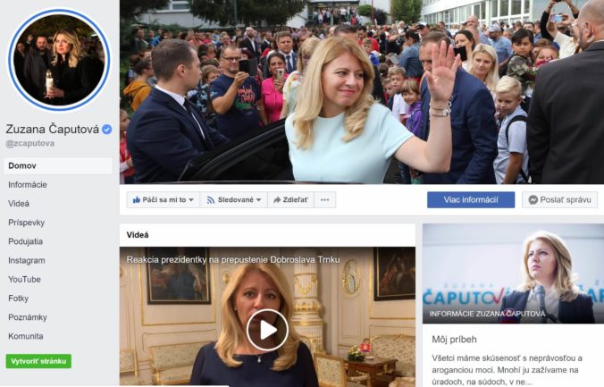 Progresívne Slovensko malo pri cielení inzercie na Facebooku v rukách aj aktuálne kontaky profilovej stránky prezidentky Zuzany Čaputovej. Informuje o tom Transparency International Slovensko (TIS).