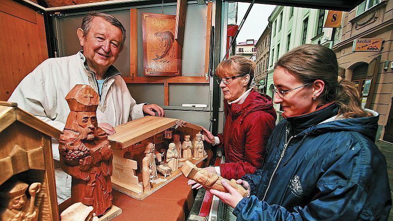 Ján Ferianc, drevorezbár a umelec