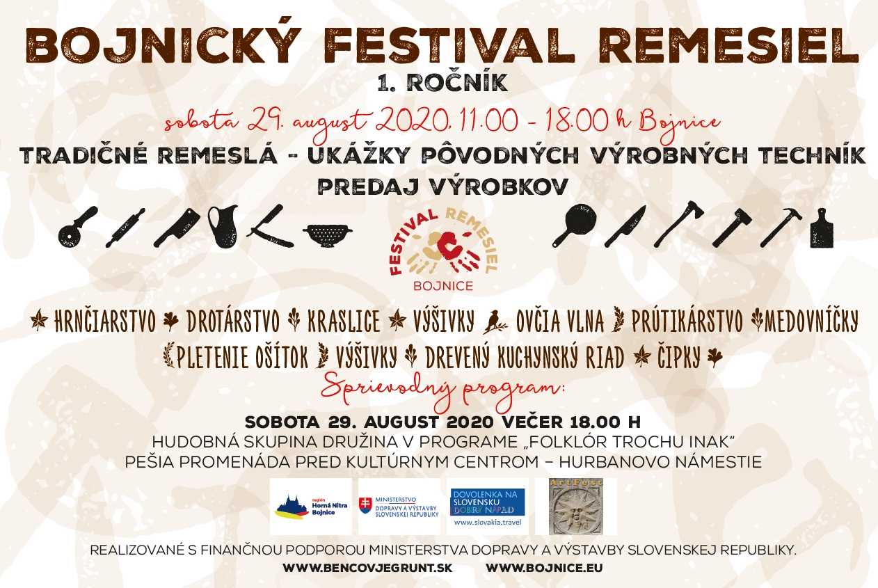 Bojnický festival remesiel oživí na konci augusta Bojnice