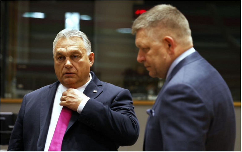 Politico: Fico a Orbán blokujú 50 mld. eur pre Ukrajinu po roku 2024