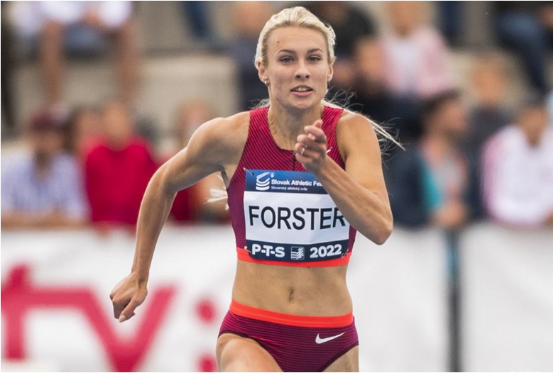 Forsterová zlepšila rekord SR na 100 m prekážok, Volko 4. na stovke