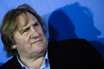 Francúzsky herec Gérard Depardieu.