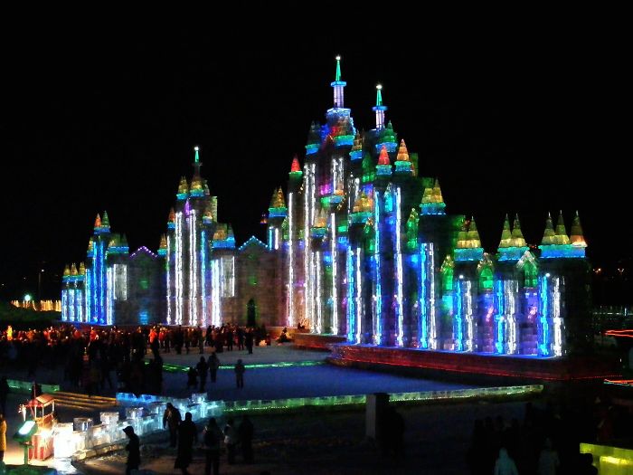 Úžasné fotografie z festivalu Harbin Snow and Ice Festival v Číne