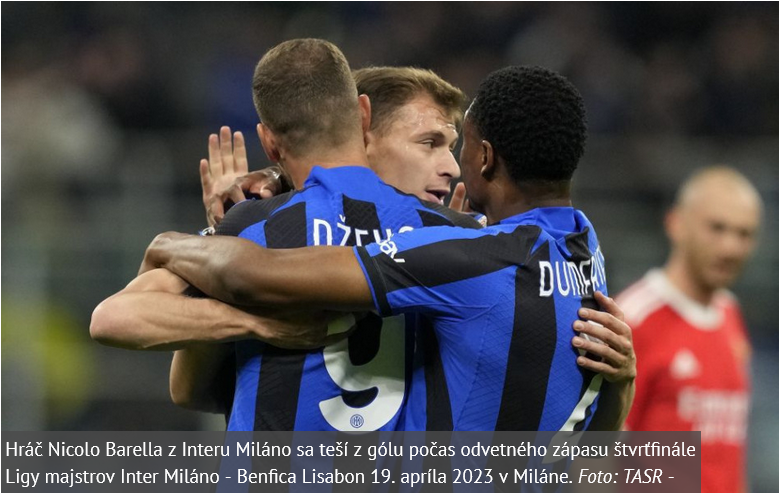Liga majstrov: Manchester City a Inter Miláno postúpili do semifinále