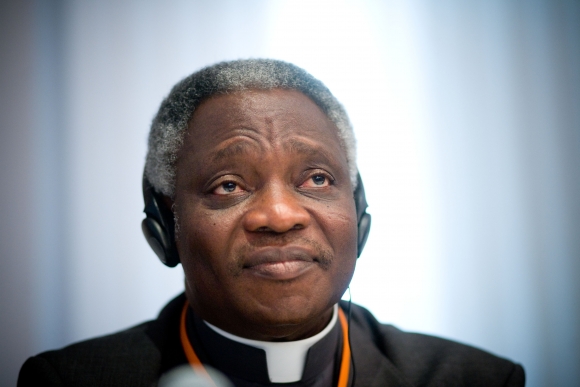 Ghanský kardinál Peter Turkson.
